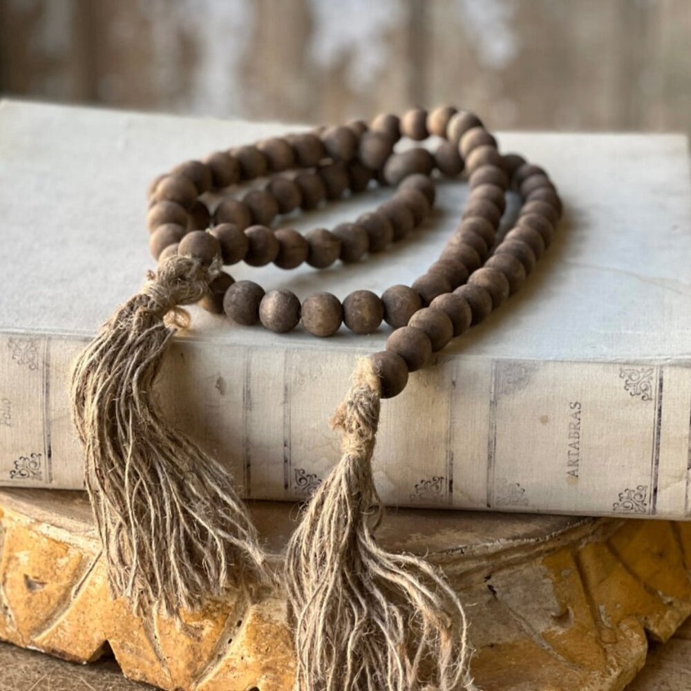 Natural Tassel Tied Garland
